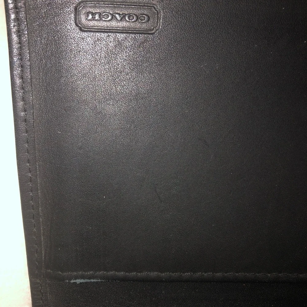 Coach light weight Black Wallet